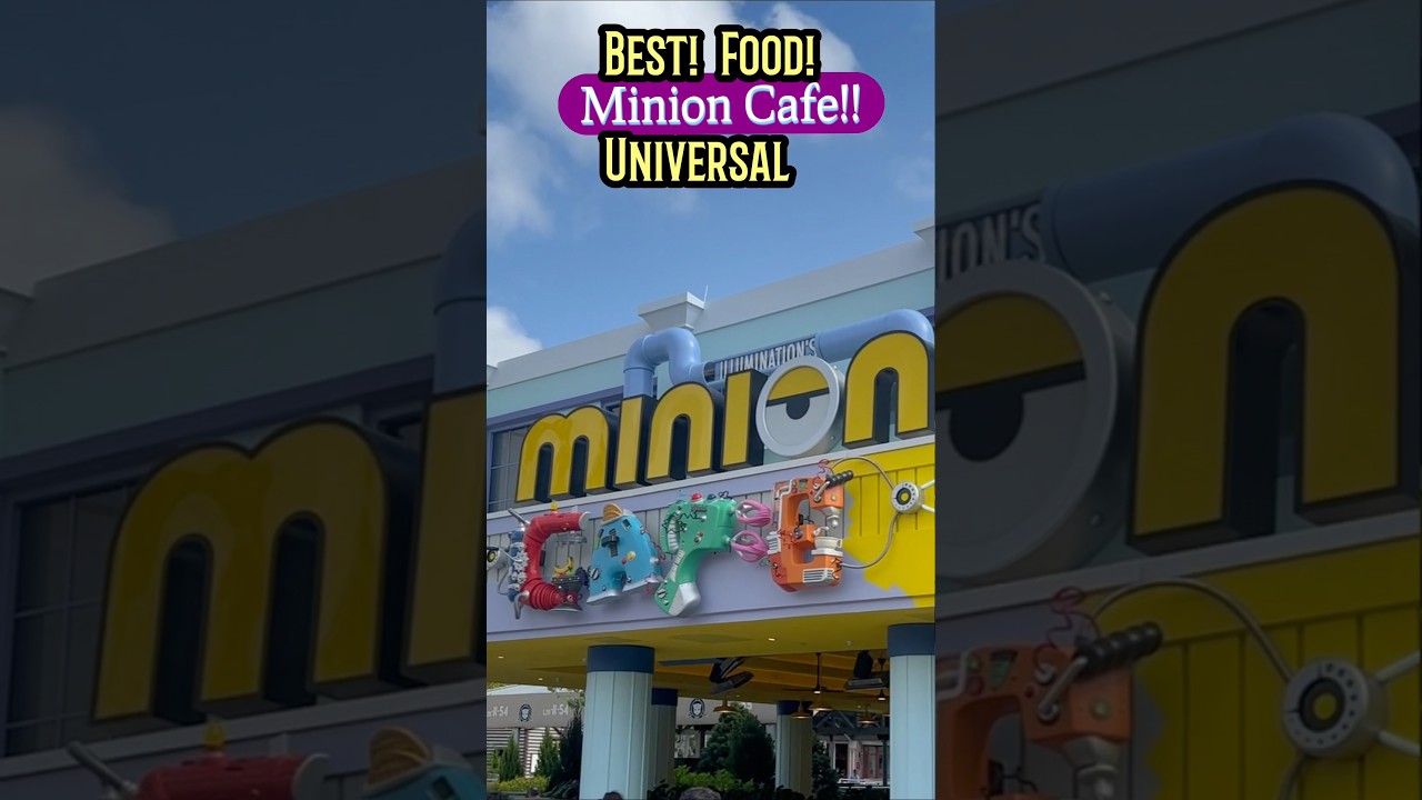 Best! Universal Food! Minions Cafe! Universal Studios Florida! 