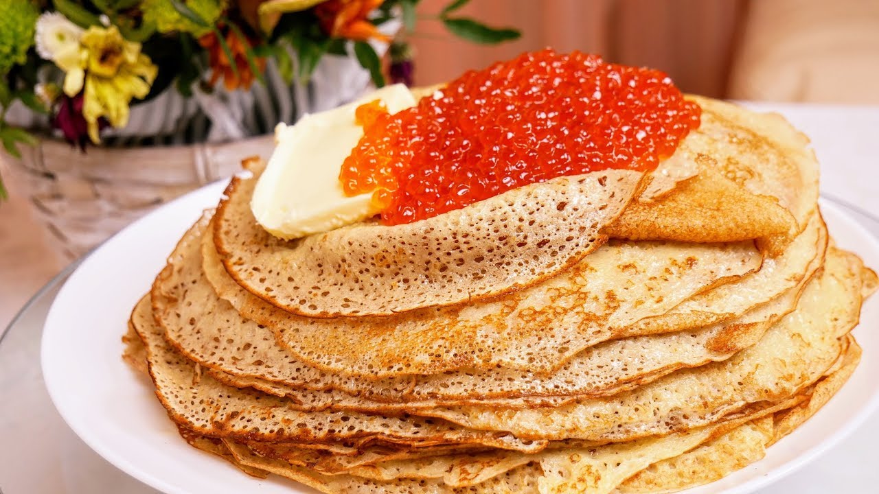 Царские БЛИНЫ, цыганка готовит. Заварные блинчики на кефире. Gipsy cuisine.