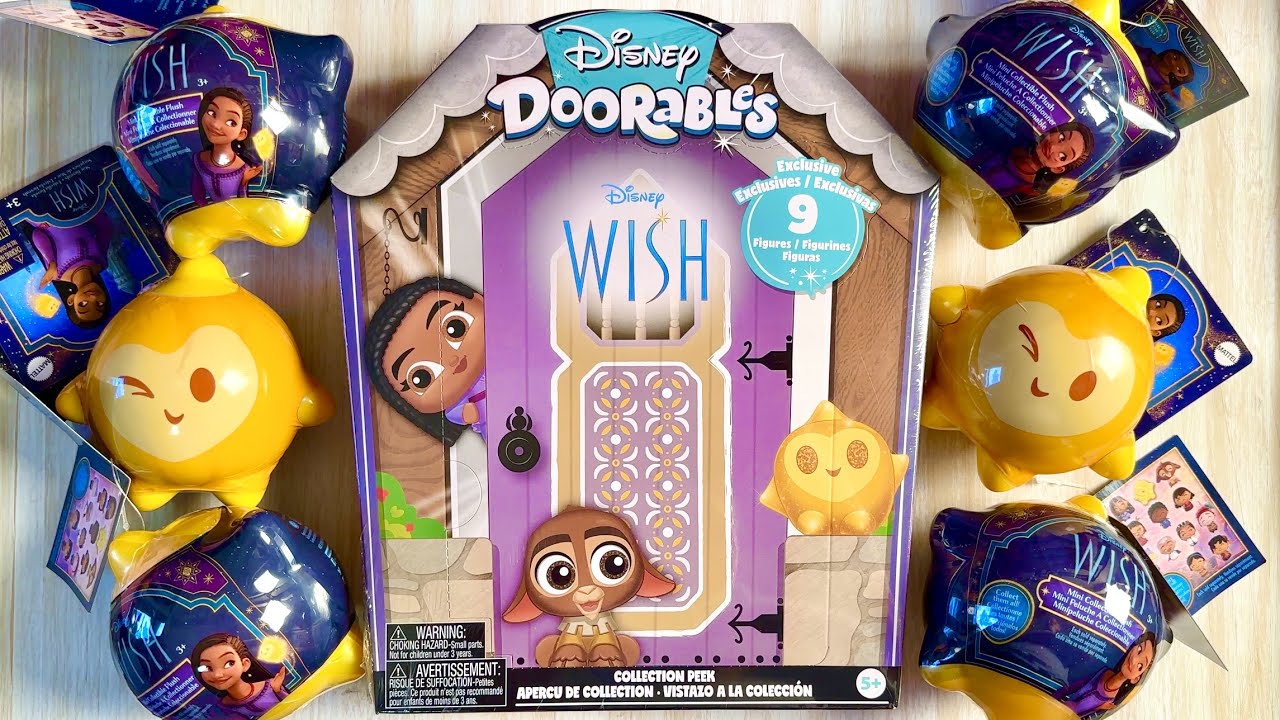 ASMR New Disney movie Wish surprise oddly satisfying Unboxing toys Collection