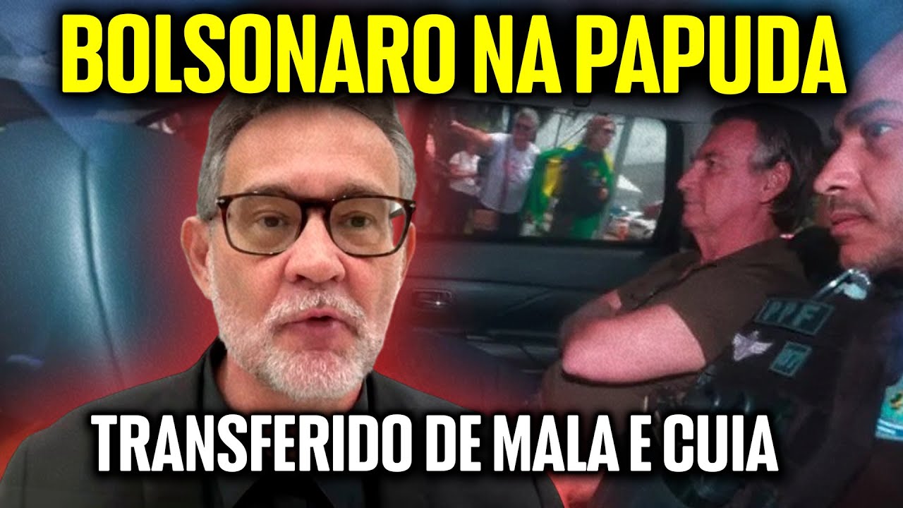 BOLSONARO SEM SÉRIE, SEM SINAL, SEM ESCAPATÓRIA É TRANSFERIDO PRA PAPUDINHA APÓS DECISÃO DE MORAES!