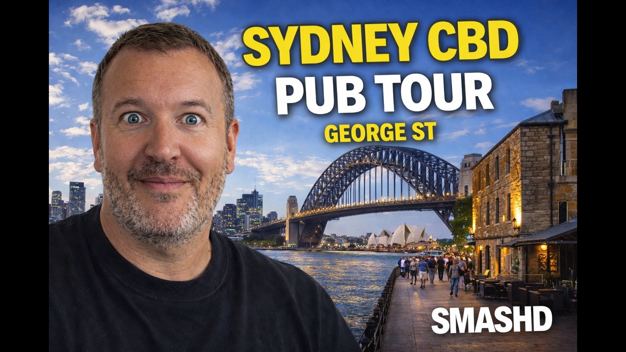 SMASHD: EXPLORING THE PUBS ON GEORGE STREET 🍺 | Sydney CBD Biggest Pub Tour!