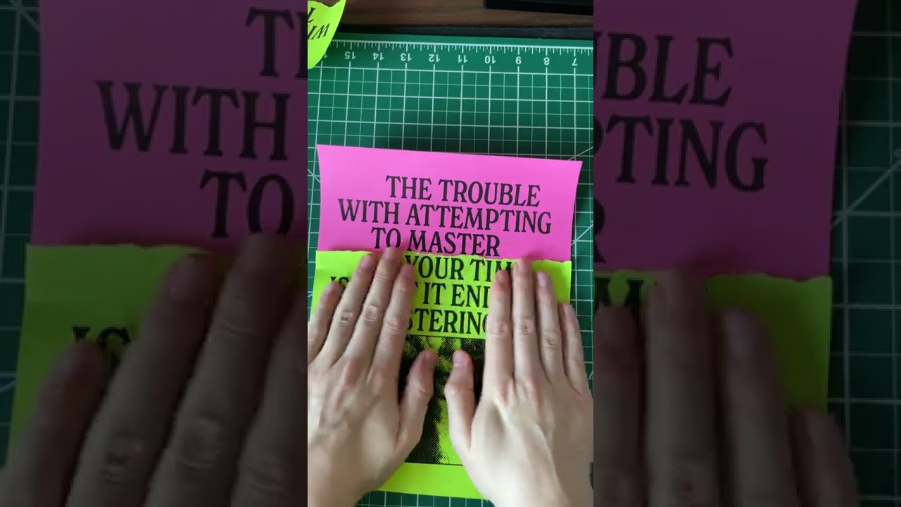 My Analog Graphic Design Process