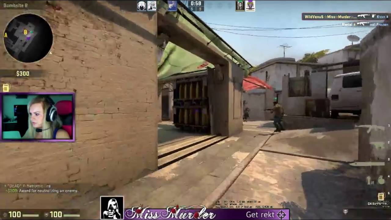 Faceit clutch at Mirage with Grillteam