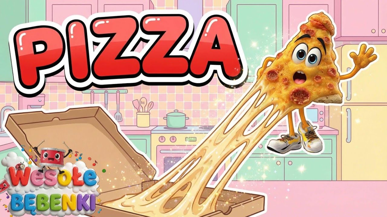 🎵🍕 Pizza Mamma Mia 🍕🇮🇹 Wesoła Piosenka na Dzień Pizzy dla Dzieci 🧀 Wesołe Bębenki 