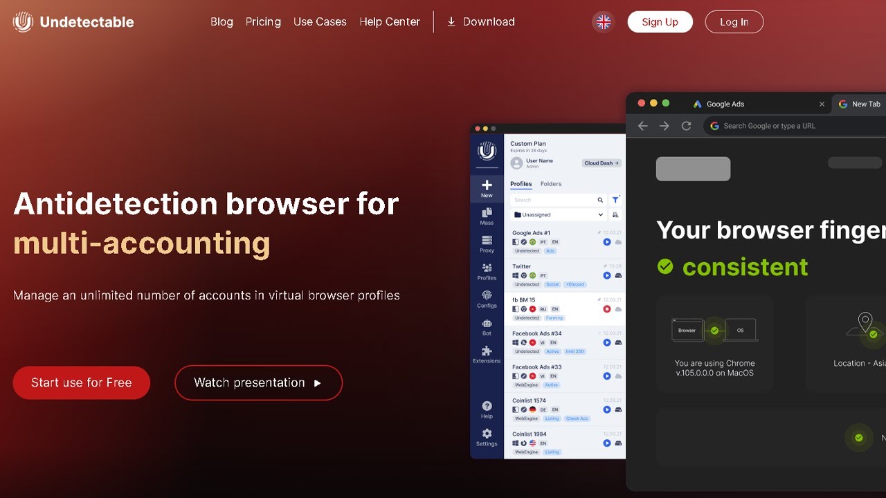 Undetectable Browser Gizlilik Odaklı, &Ccedil;oklu Muhasabe İ&ccedil;in Antidetect Tarayıcı İncelemesi