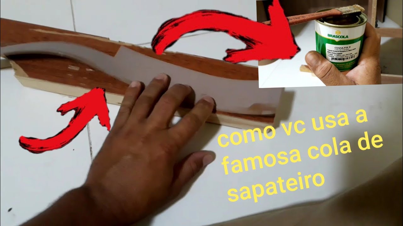 você sabia dessa? dica para usar cola de sapateiro