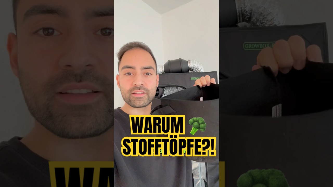 Warum Stofft&ouml;pfe f&uuml;r den Brokkoli Anbau? #stofft&ouml;pfe #growbags #brokkoli #growzelt #growboxset #grow