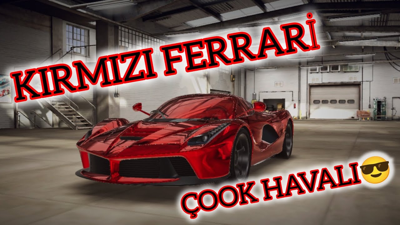 YENİ KIRMIZI FERRARİ ÇOK HIZLI Araba oyunu