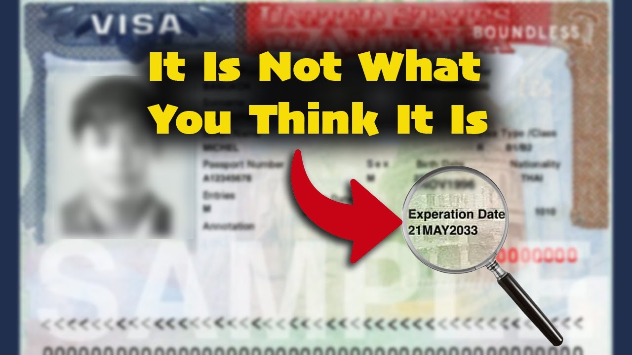 Why US Visa Expiration date doesn't matter as much? Exp. Date vs. Authorized Stay  - Explained