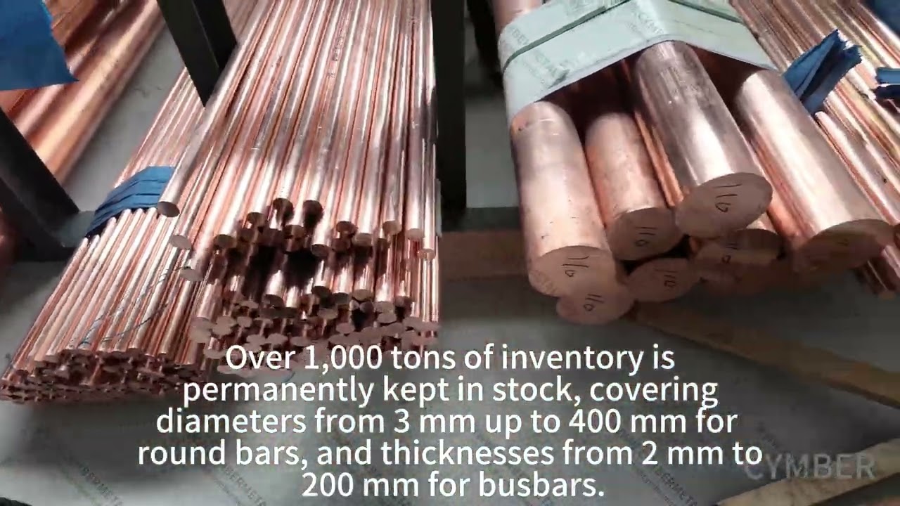 Pure Copper Stock Warehouse Tour |  Round Bar, Square Bar, Tube & Plate#copper#metal #factory