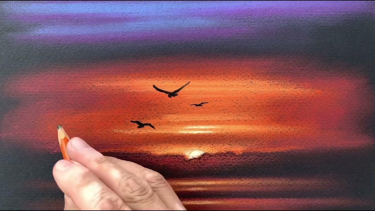 Dibujo y Pintura de Representación (Colores pastel sobre papel negro)