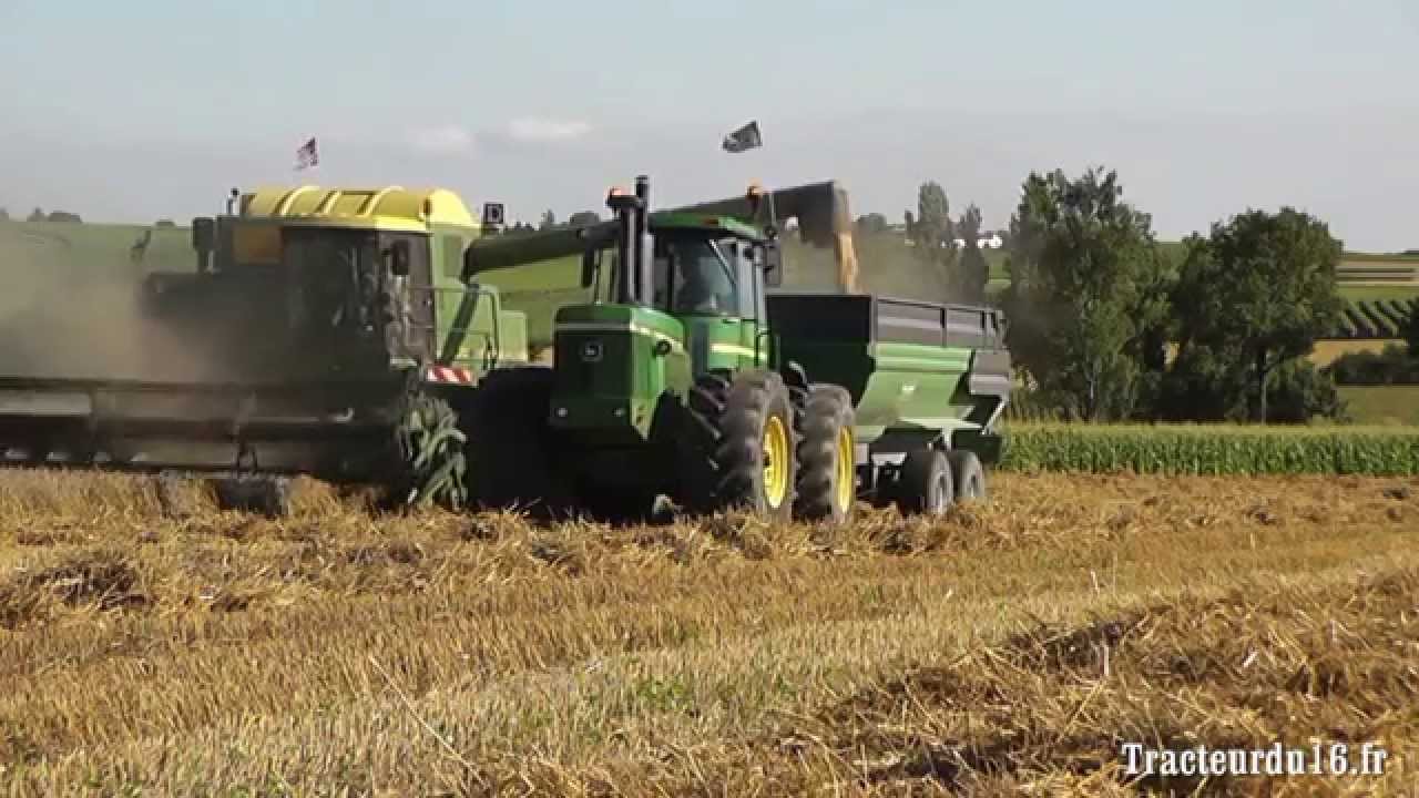 US Harvest - John Deere 8820 turbo & 8640 In France !