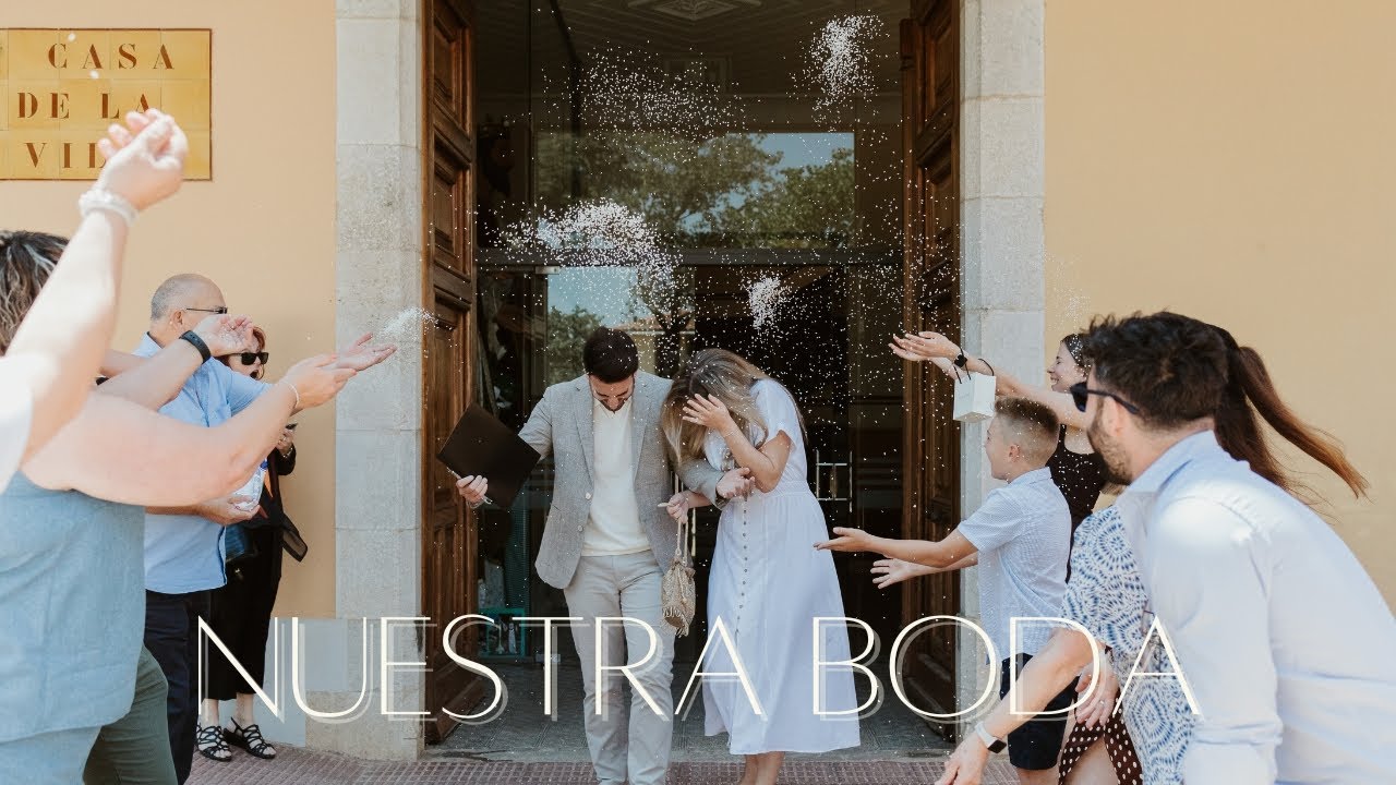 NUESTRA BODA💐 | Ceremonia civil | FIESTA 💕