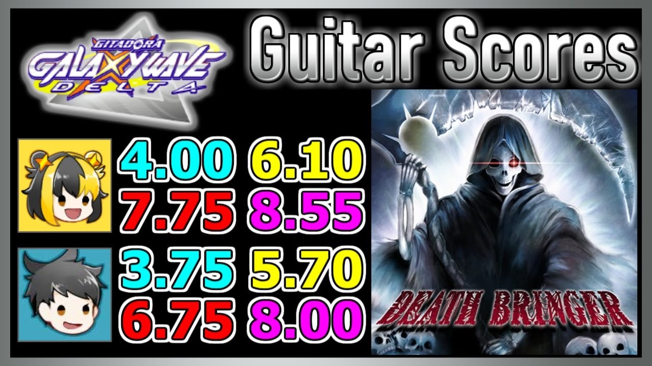 [GITADORA GuitarFreaks] DEATH BRINGER - Guitar & Bass Scores