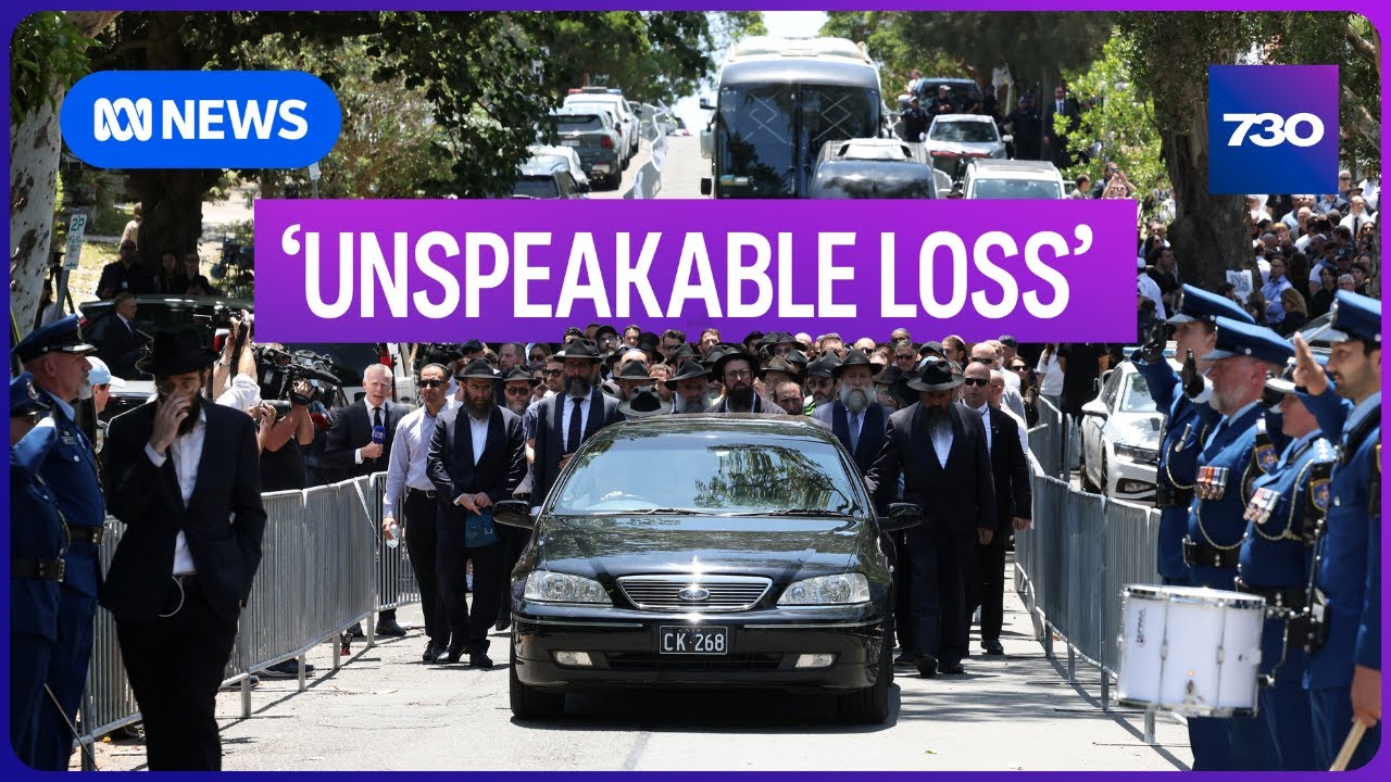 First of many funerals held for victims of Bondi terror attack | 7.30