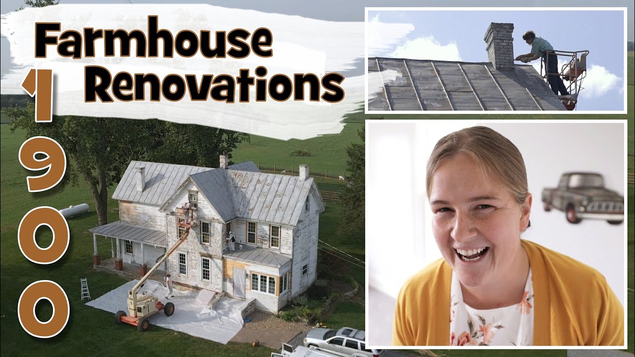 an OLD Farmhouse Story. - the EXTERIOR process BEGINS!!