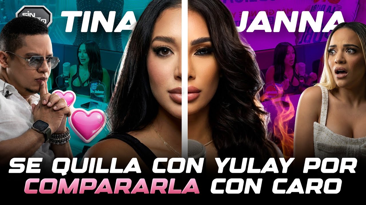 TINA JANNA SE QUILLA CON YULAY POR COMPARARLA CON CARO BRITO Y SE LE LANZA A ROBERT