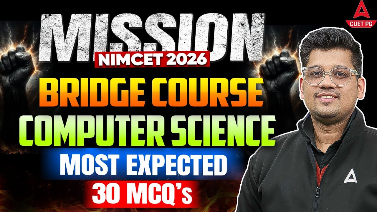 Mission NIMCET 2026 | Free Bridge Course | Computer Science| Most Expected 30 MCQs