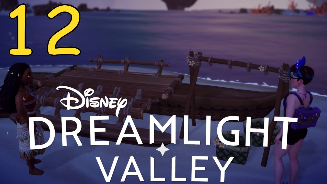 Disney Dreamlight Valley - Cozy Longplay - Night Quests with The Girls - No Commentary