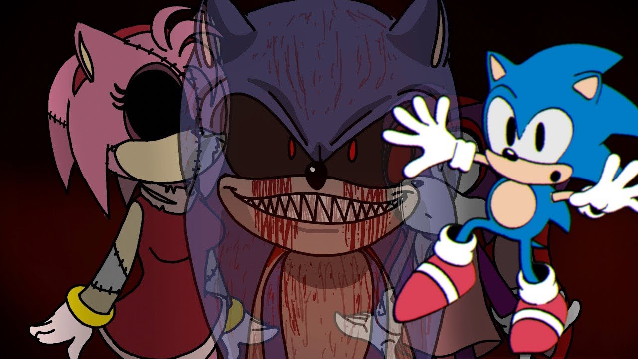 Classic Sonic Reacts To Sally.exe (Flipaclip Animation)