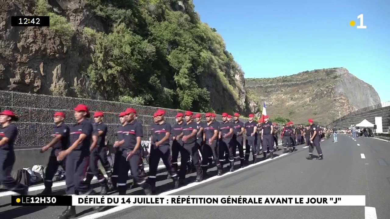Les répétitions du défilé du 14 juillet se font sur l’ancienne Route du Littoral.
