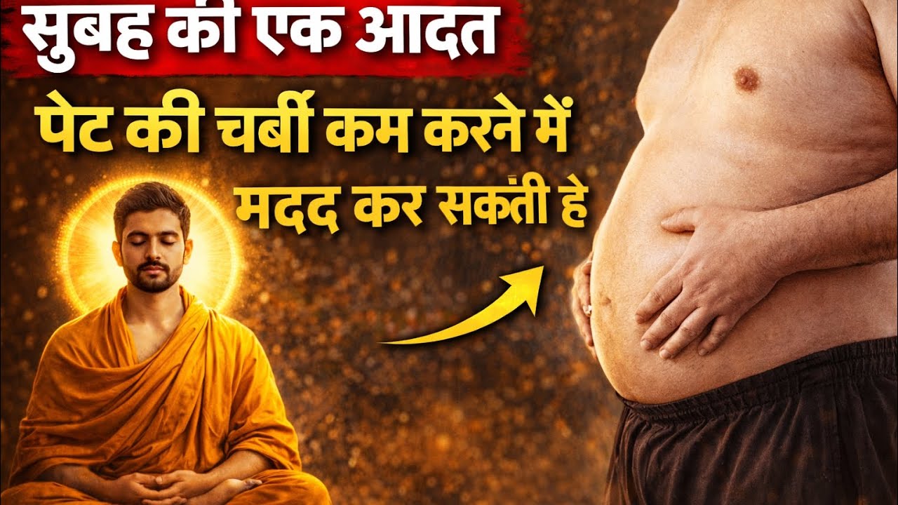 सुबह की यह एक आदत पेट की चर्बी कम करने में मदद कर सकती है | Buddhist Story Hindi