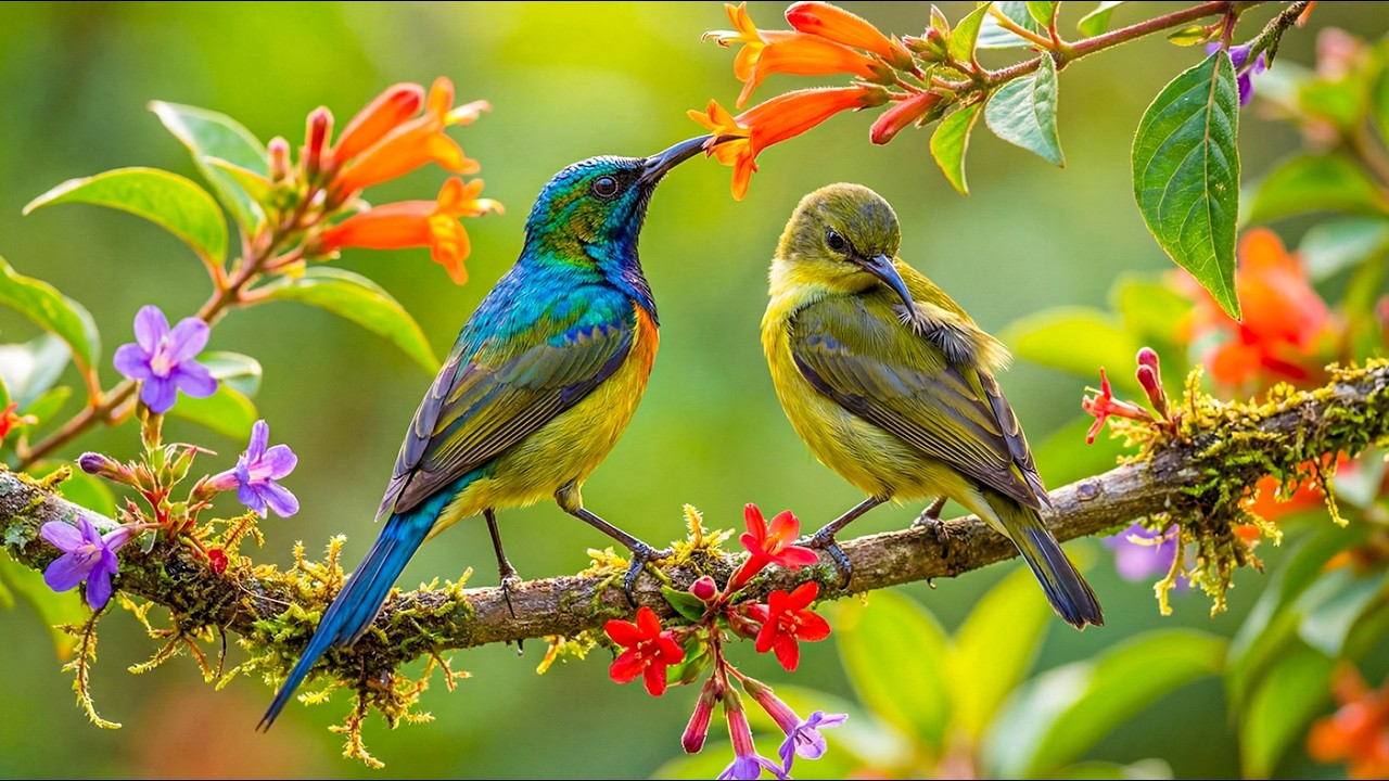 The Bird Paradise 🦜 Healing Bird Sounds & Nature Ambience for Deep Relaxation 🌿