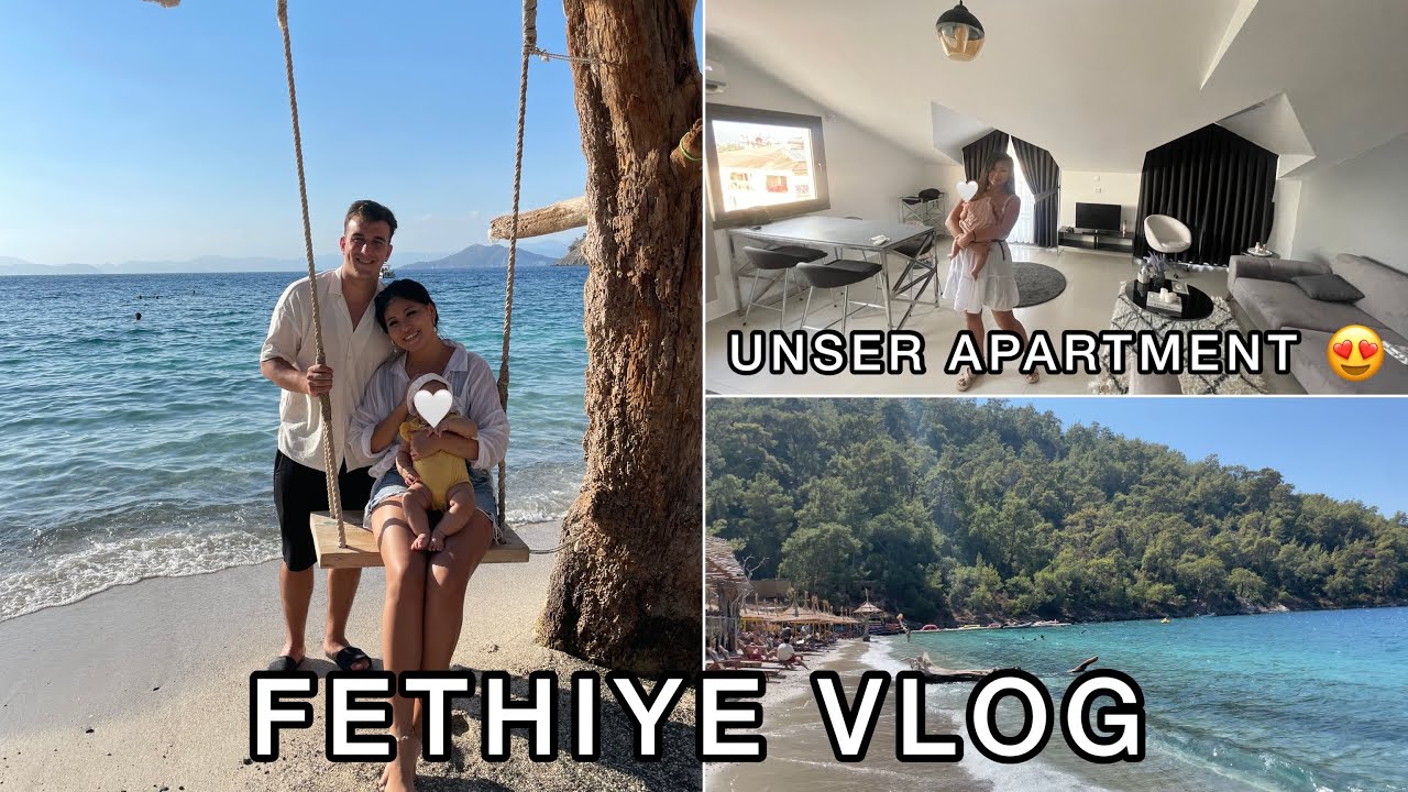 UNSER APARTMENT 😍 | SCHÖNE BEACH CLUBS 🏝 | FETHIYE VLOG 🇹🇷