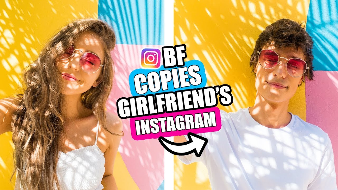 Boyfriend COPIED Girlfriends Instagram Photos For A Week CHALLENGE!!