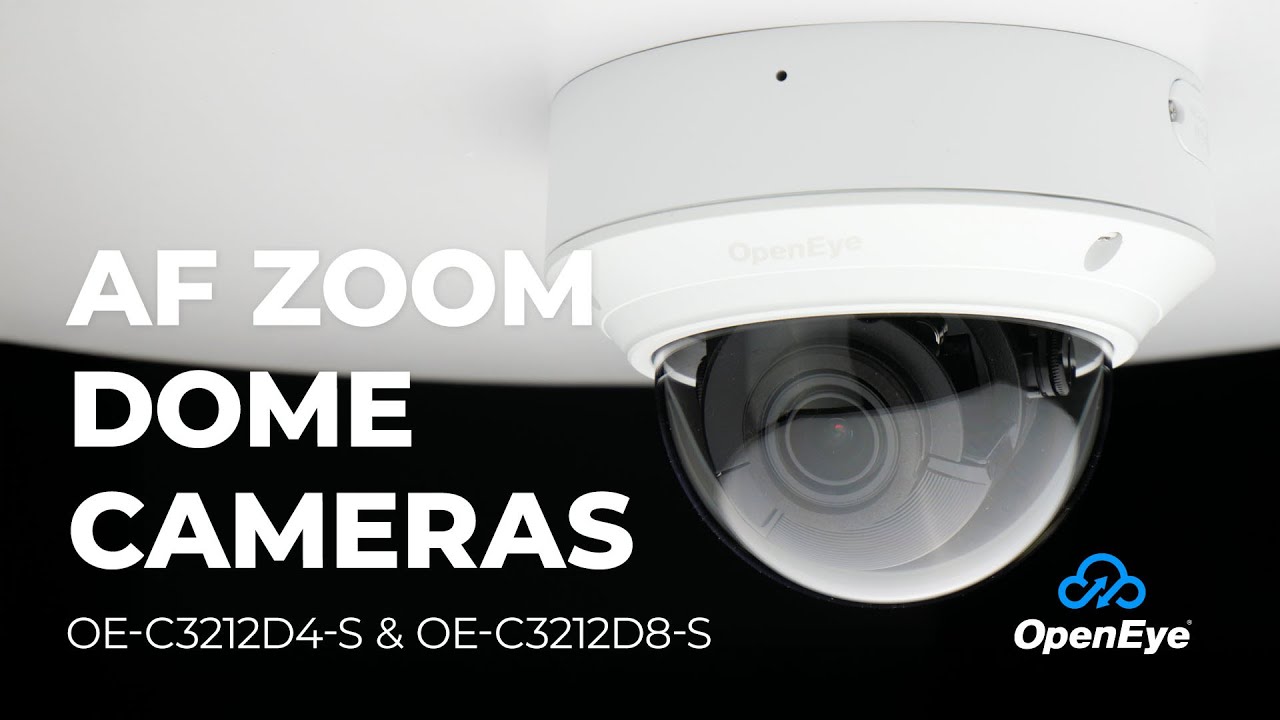 Introducing the OE-C3212D4-S and OE-C3212D8-S 4 & 8MP Indoor/Outdoor Dome Cameras