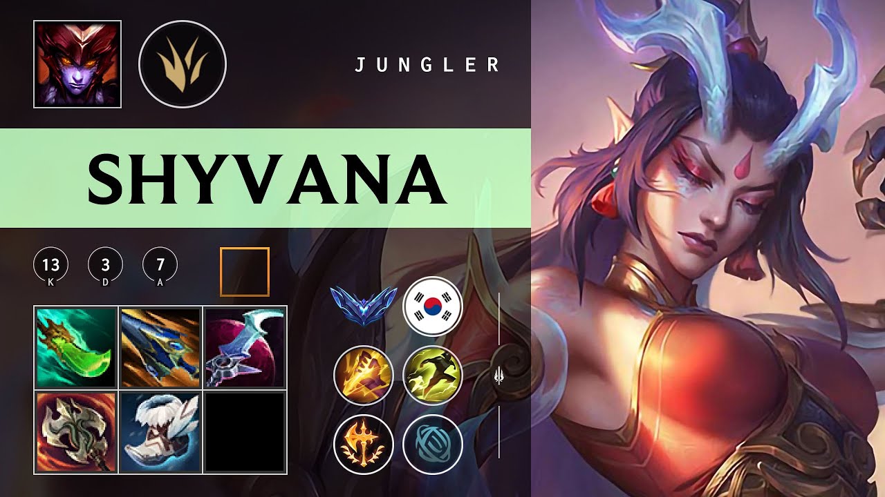 Shyvana Jungle vs Lee Sin - KR Diamond Patch 26.03