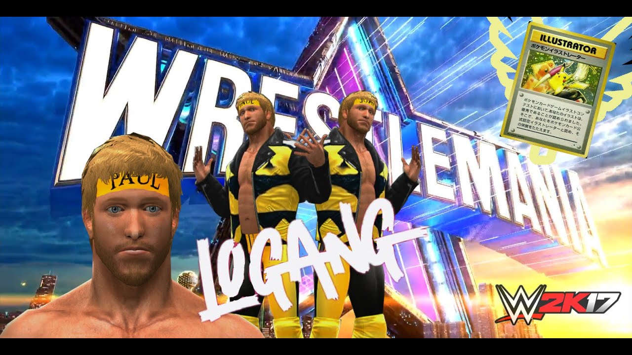 WWE 2K17 - LOGAN PAUL CAW FORMULA - PS3/XBOX360