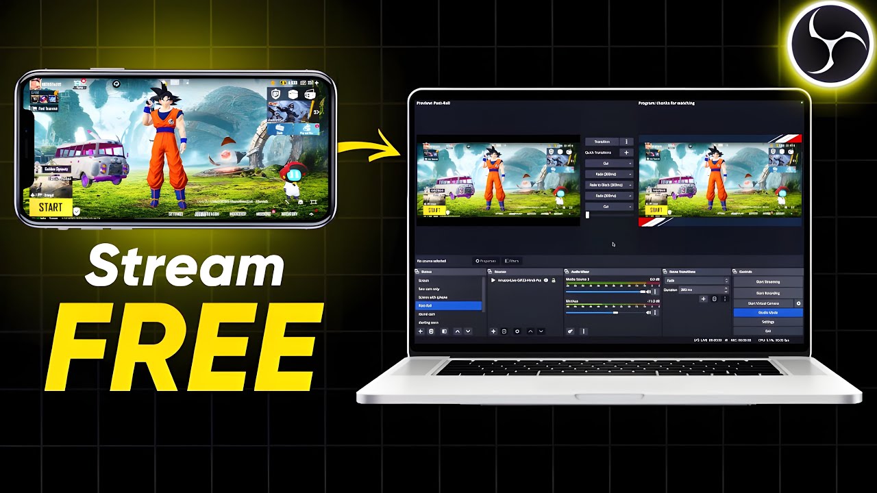 BGMI Live Stream Setup without Capture Card | Using OBS on PC FREE