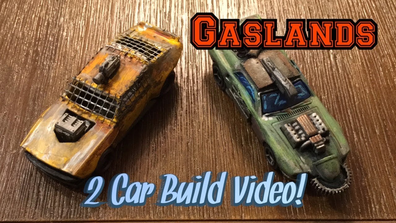 Gaslands: Building, Customizing and Painting 2 Performance cars!