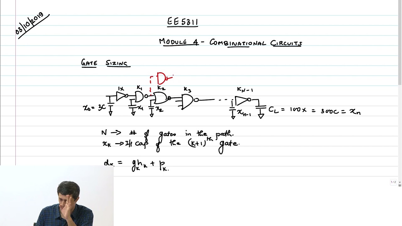 CombCkt  - 10A - Path Delay Optimization: Intuition