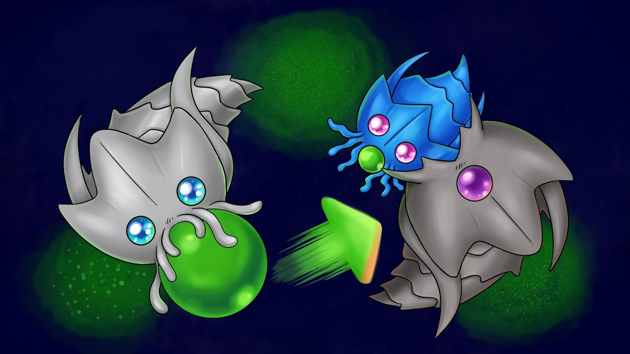 Basic Bibite Evolves into Predator in Static Simulation