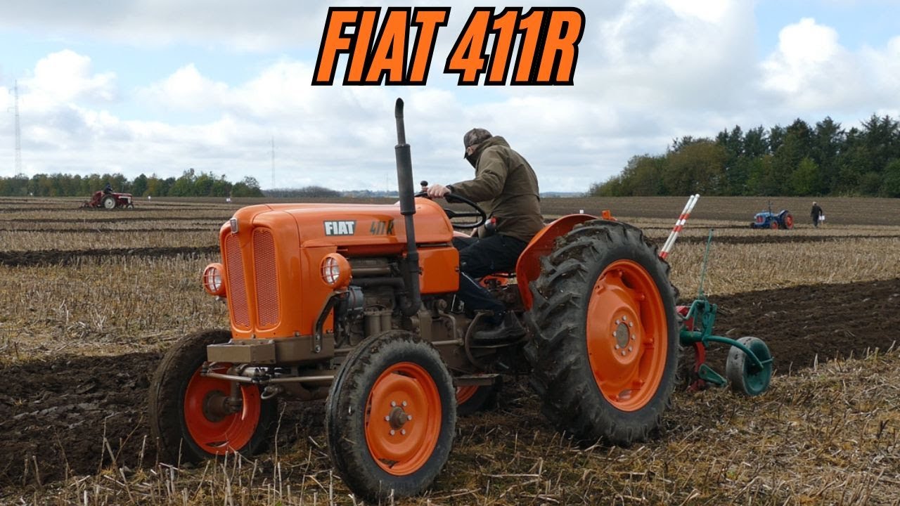 FIAT 411R Competing In A Plowing Match