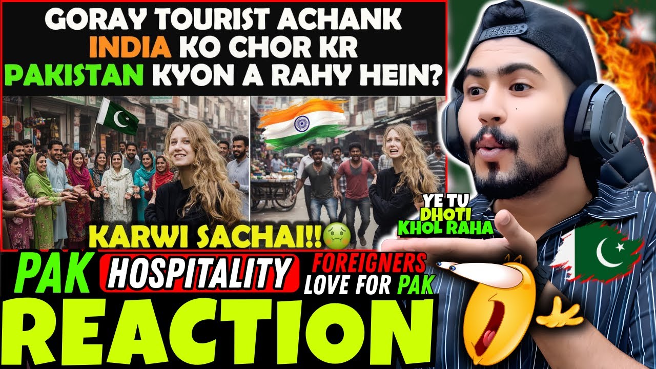 Reaction Pakistan Hospitality Why Foreigners Prefer Pakistan Over India | Part 2 | Usama Reaction