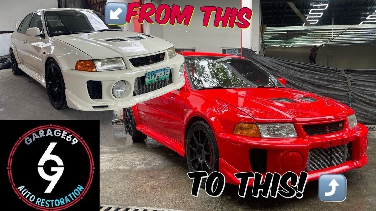 Восстановление Lancer Evolution 5 за 15-минутное видео
