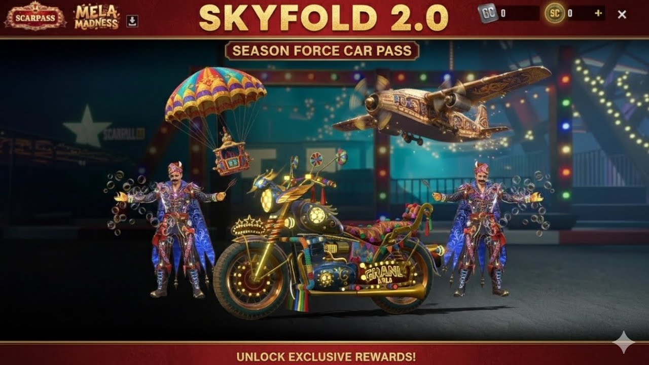 🔥SCARFALL 2.0 SEASON 4 SCARPASSIS HERE😱FULL REWARDS LEAKED😍
