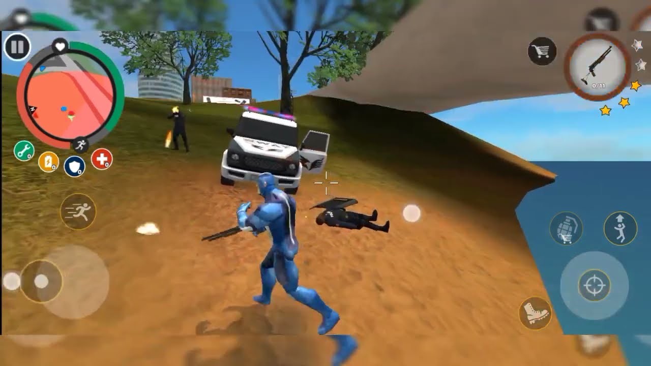 Day - 10 of Rope Hero Vice Town | A Gunwal | #ropehero #ropeherovicetowngameplay #ropeherovicetown 