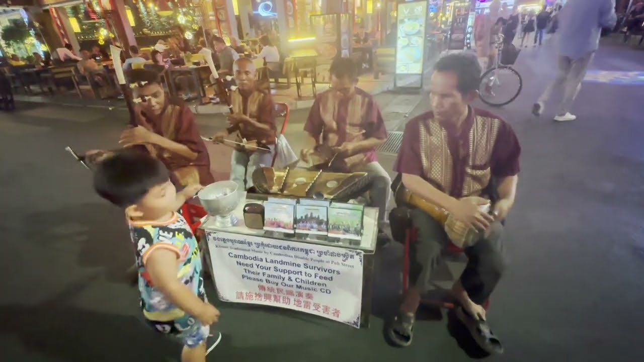 Musique traditionnelle Khmer, Siem Reap, Cambodge