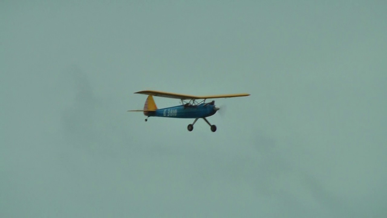 DB sports and scale barnstormer flown by nigel morris at eglwysilan model flying club