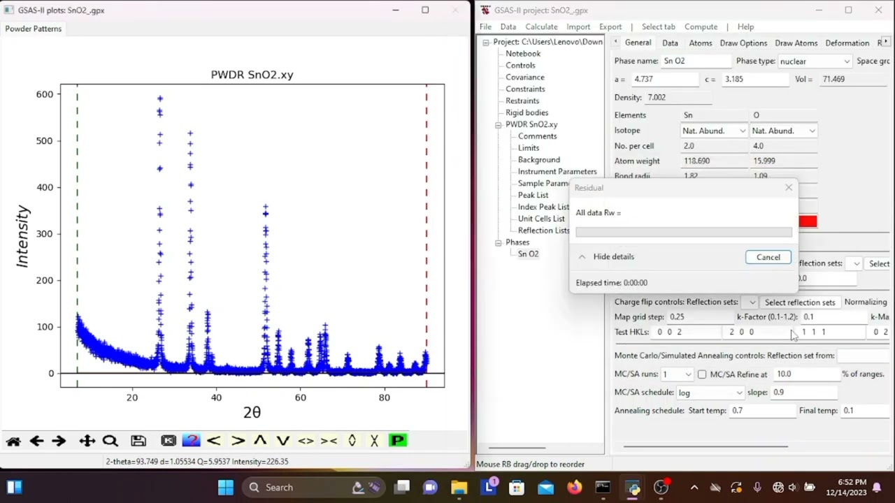 GSAS II Refinement