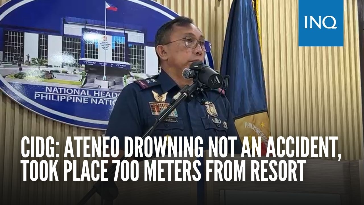 CIDG: Утопление в Ateneo &mdash; не несчастный случай, произошло в 700 метрах от курорта