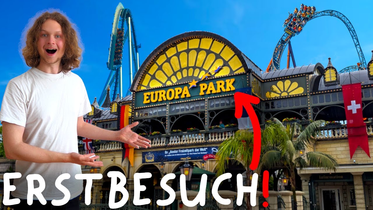Zum ERSTEN MAL in meinem Leben im EUROPA PARK! (mit @Parkfan95)
