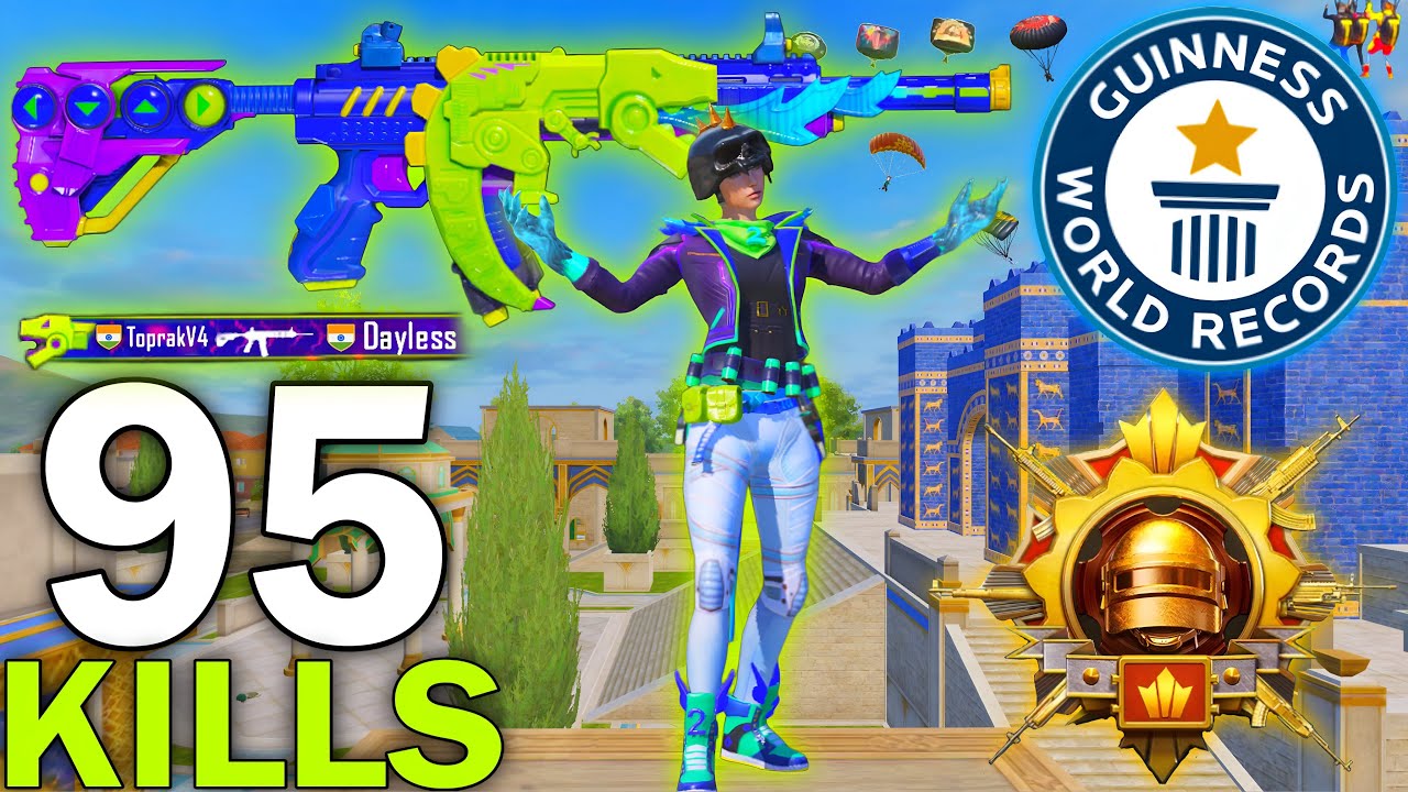 95 KILLS!🔥 MY NEW BEST GAMEPLAY With BEST OUTFIT😍 PUBG MOBILE - BGMI