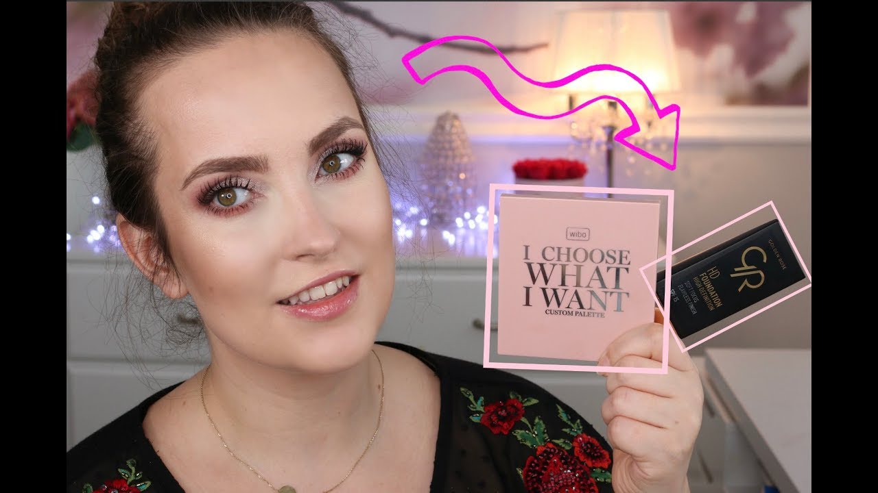 CHAT makeup -  test podkładu HD Golden Rose i nowych cieni WIBO I choose what I want