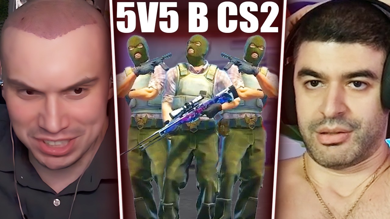 ГЛЕБ ИГРАЕТ 5v5 в CS2 ПРОТИВ НАРЕКА (Хелин, Рома, Юра, Гагик) | Sasavot