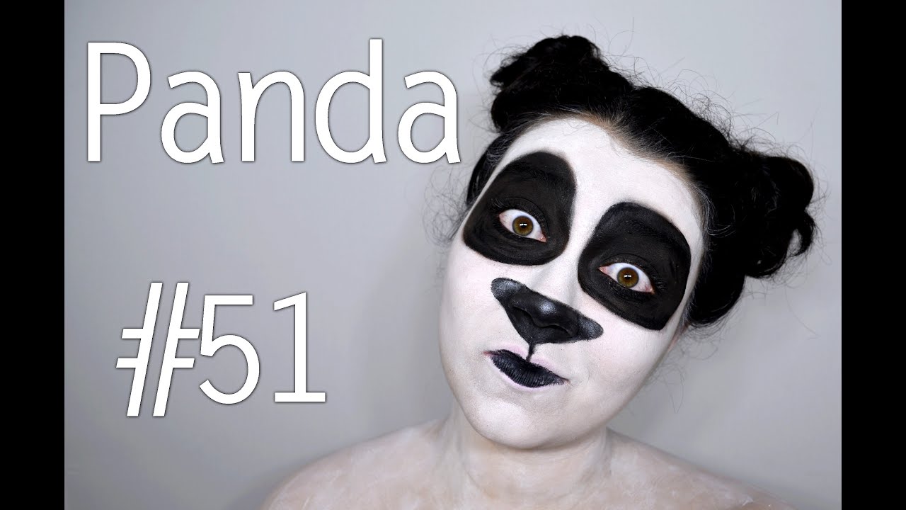 Maquiagem para festas infantis - Panda Tutorial passo a passo